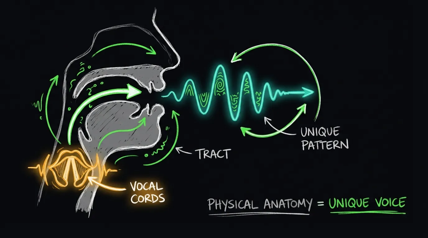 Anatomía vocal y características únicas de la voz